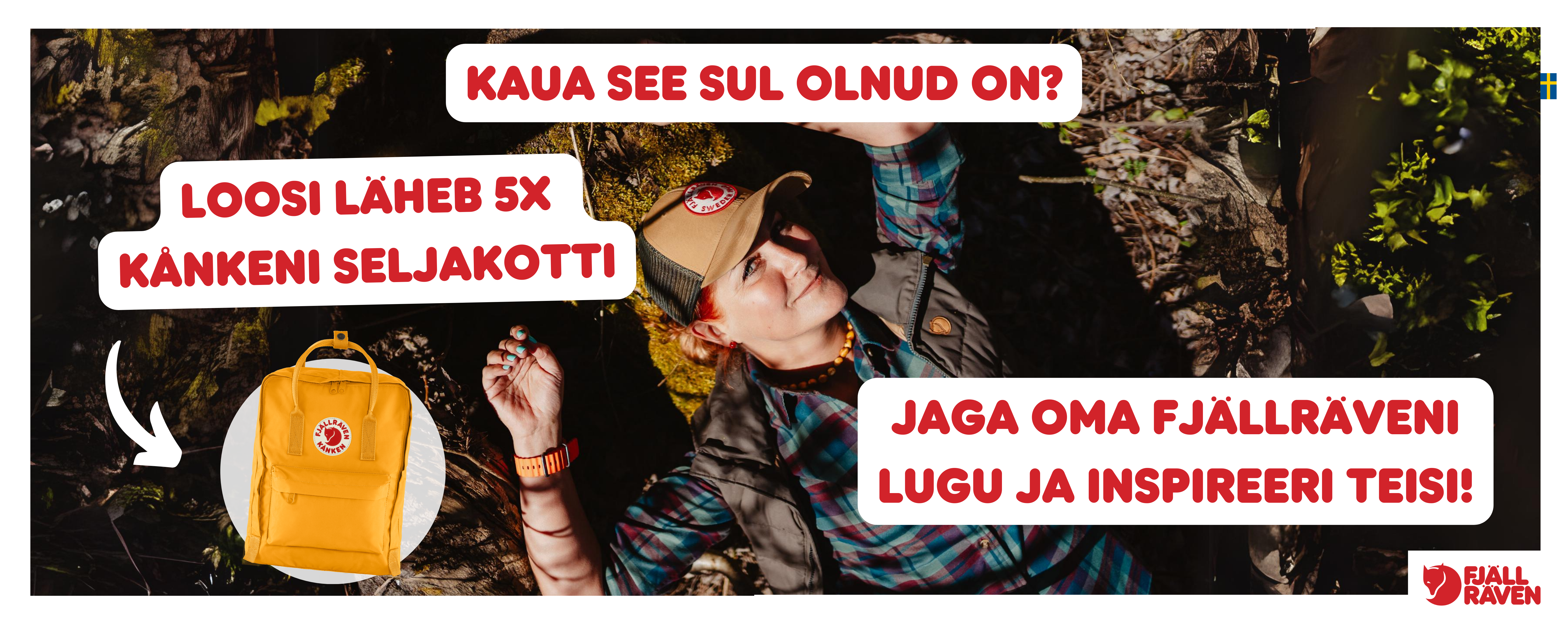 Fj&auml;llr&auml;ven loosib 5 K&aring;nkeni seljakotti!