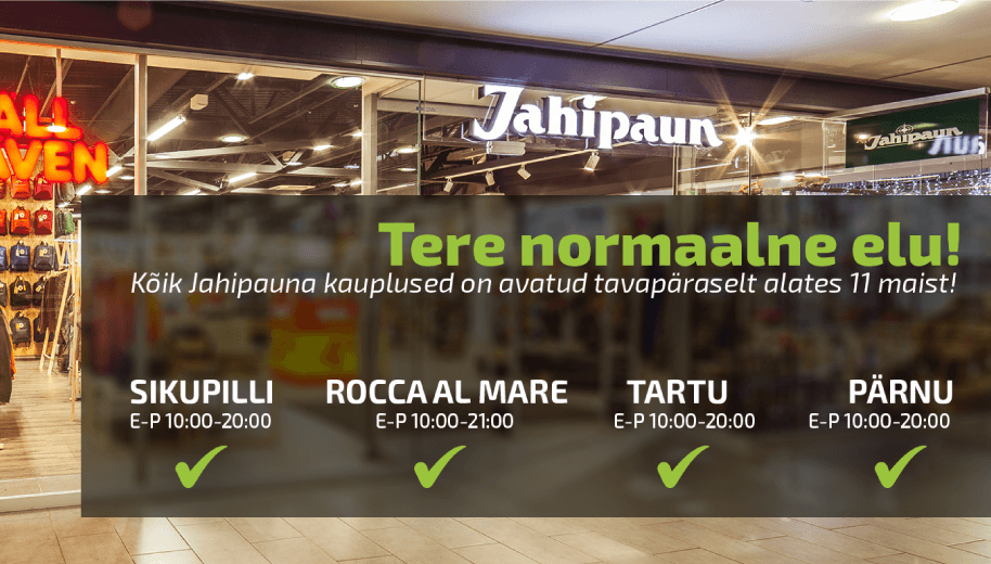 K&Otilde;IK JAHIPAUNA KAUPLUSED TAASAVATUD