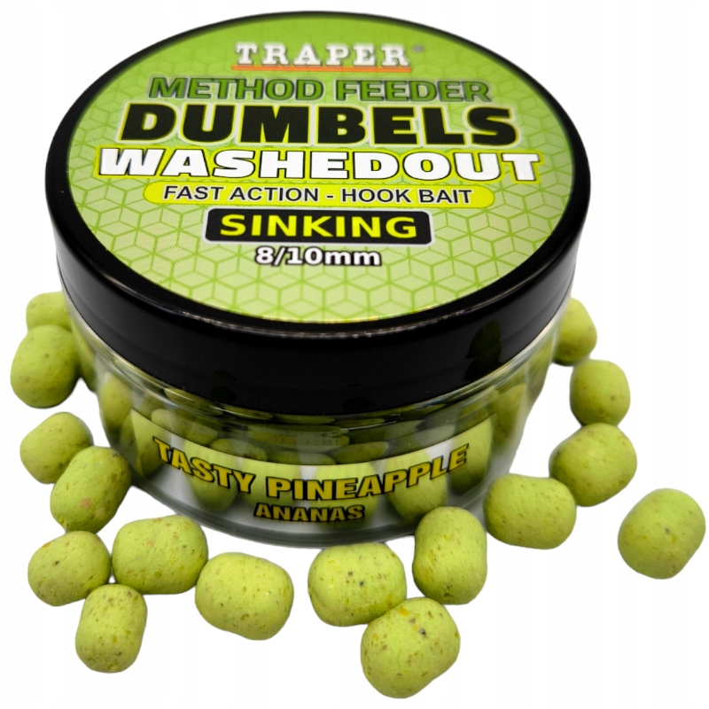 TRAPER BOILES METHOD FEEDER DUMBELS WASHEDOUT SINKING 50 G