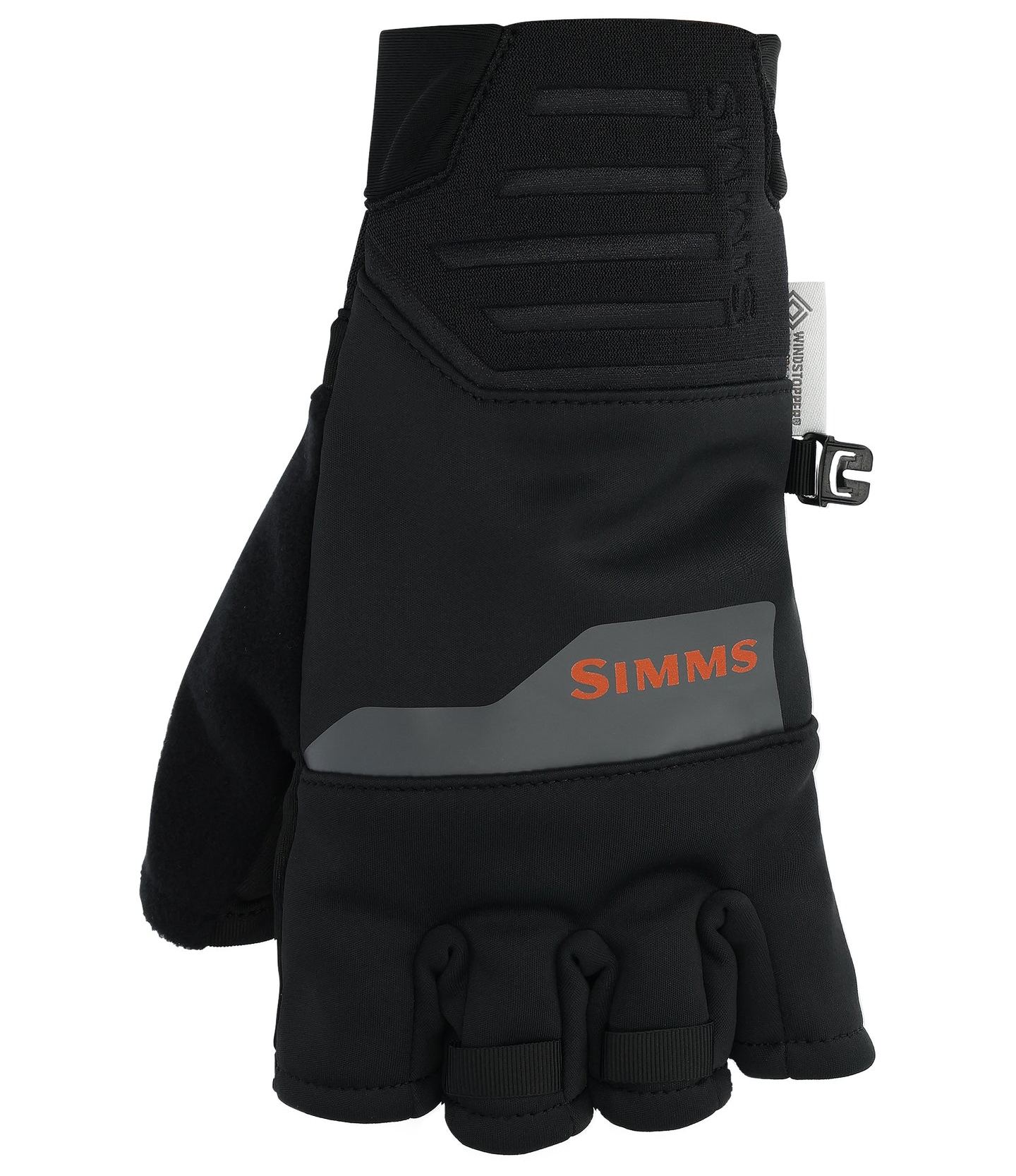 KINDAD SIMMS WINDSTOPPER HALF-FINGER BLACK