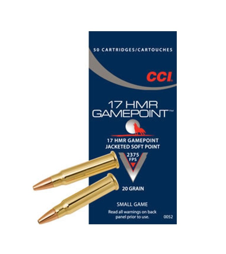 PADRUN CCI GAMEPOINT JSP .17 HMR 1,30 G