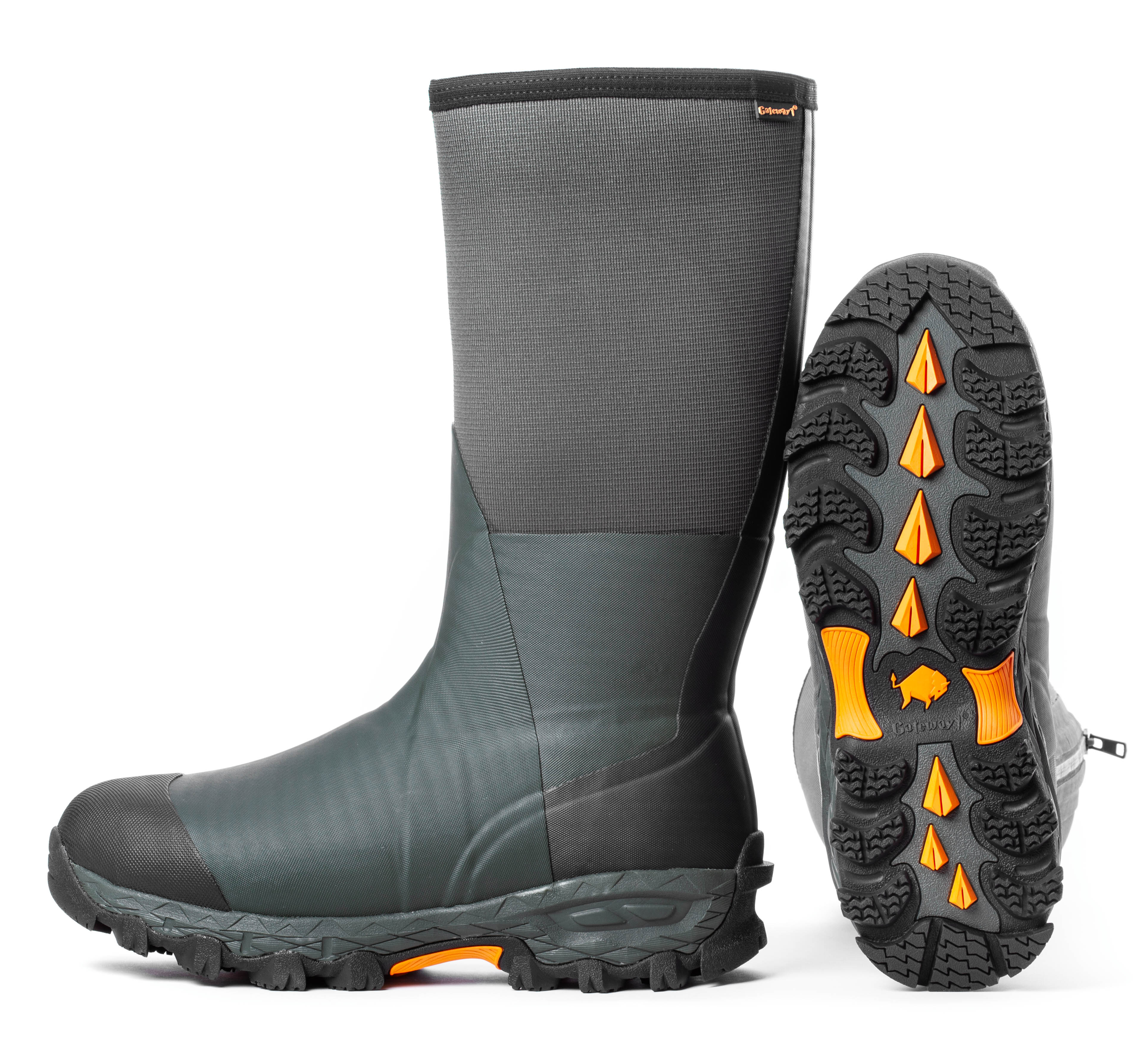 GATEWAY1 WOODBEATER 18″ 7 MM SIDE-ZIP RUBBER BOOT OLIVE