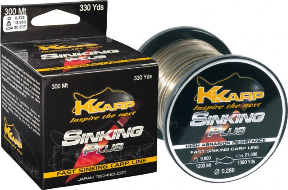 K-KARP SINKING PLUS MONOFILAMENT 300 M