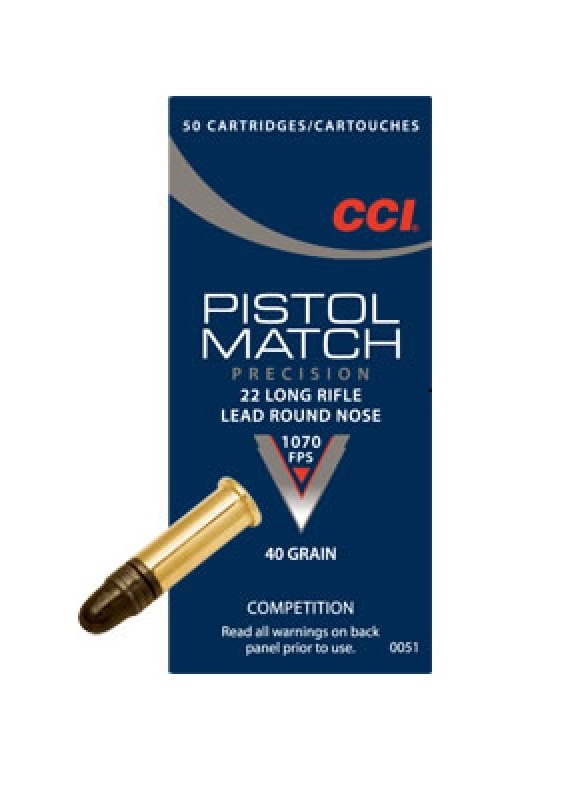 PADRUN CCI .22 LR PISTOL MATCH LRN 2.59G 326M/S
