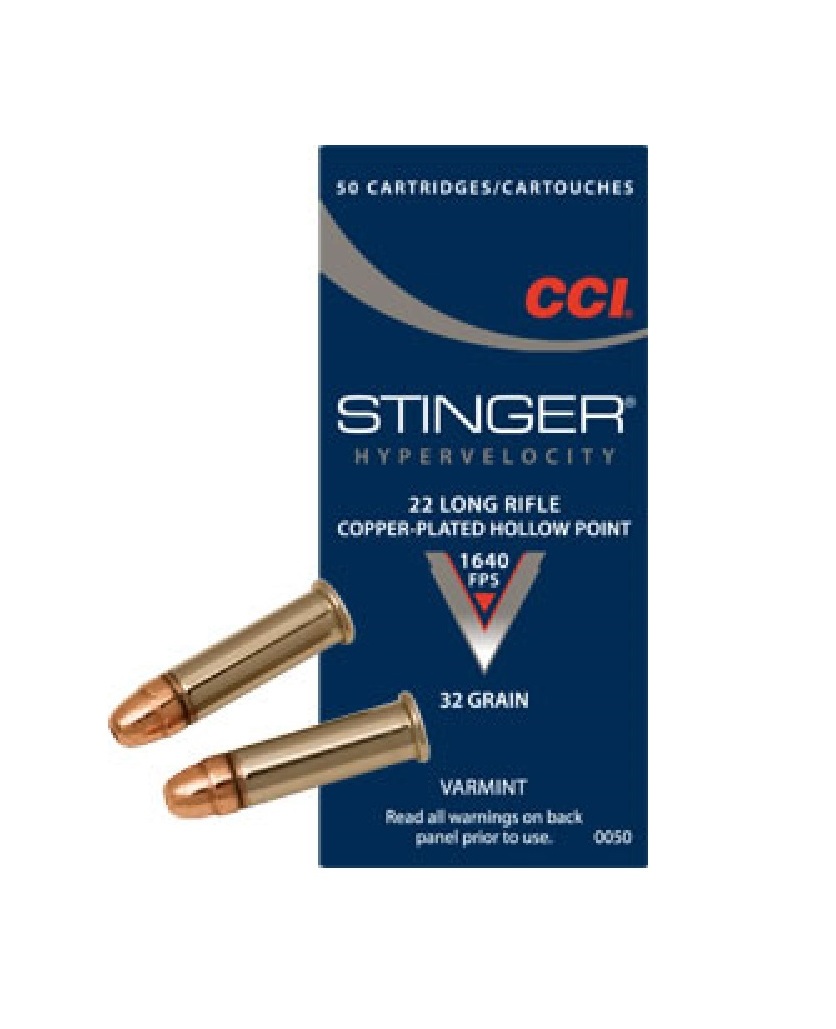 CCI .22LR STINGER CPHP 2.07G 500M/S
