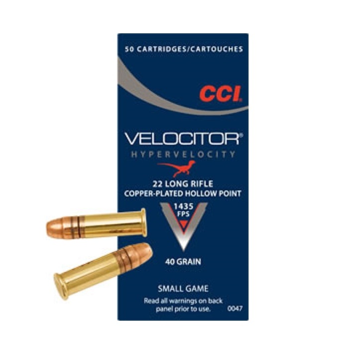 CCI .22LR VELOCITOR CPHP 2.59G 437M/S