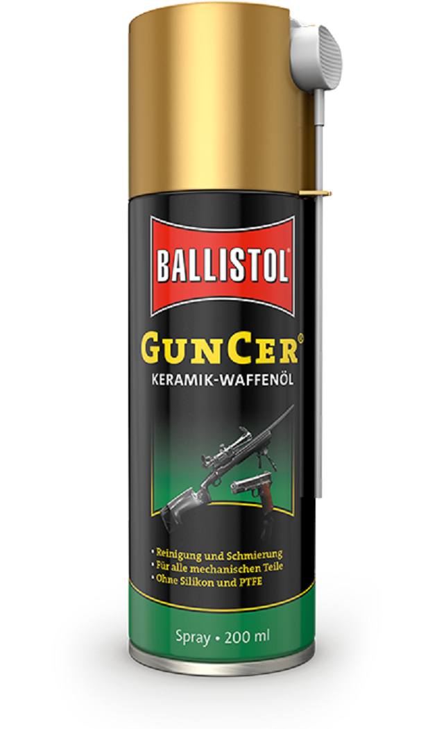КЕРАМИЧЕСКОЕ ОРУЖЕЙНОЕ МАСЛО BALLISTOL GUNCER 200 МЛ