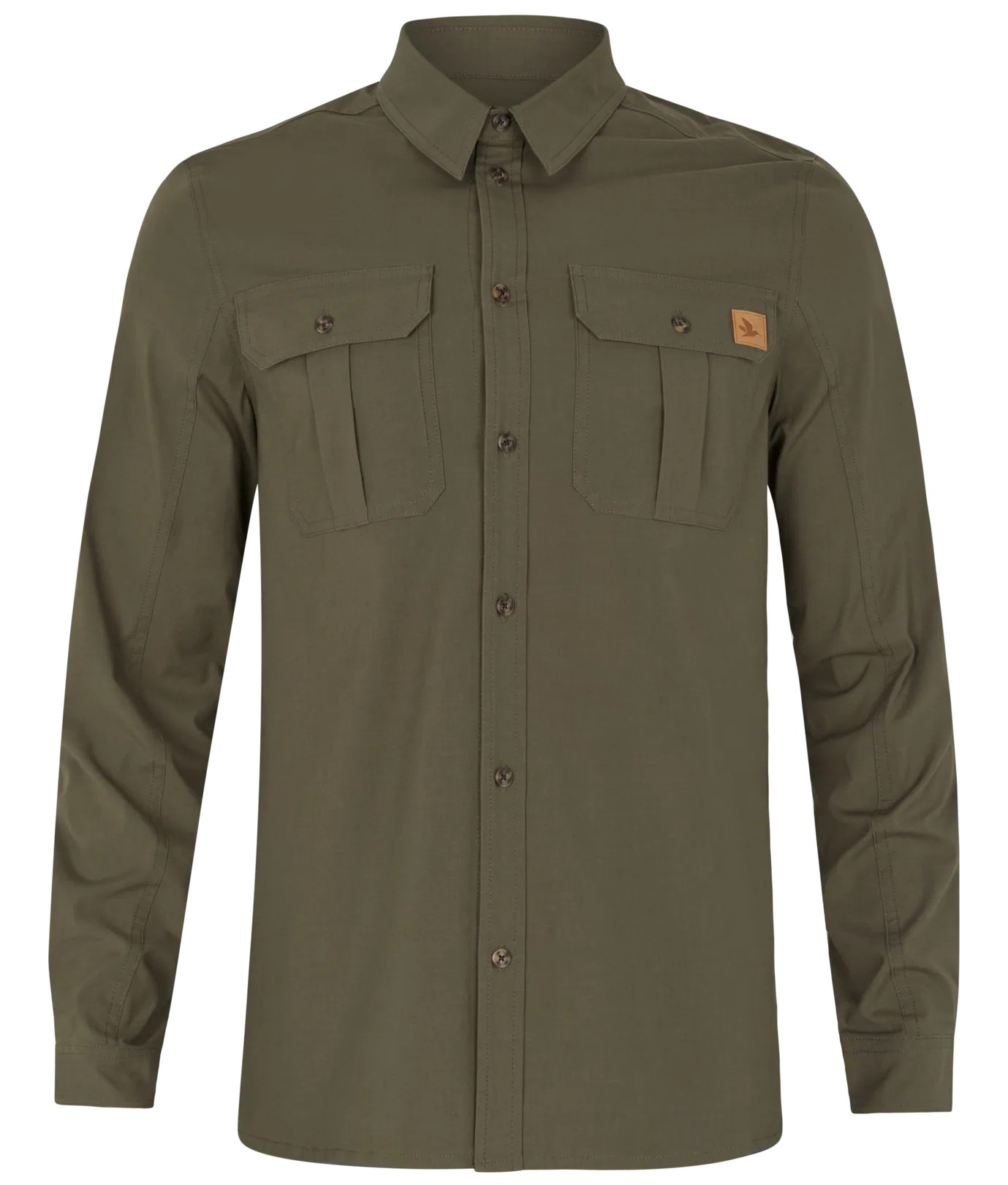 SEELAND SELOUS L/S CARGO SHIRT GRAPE LEAF