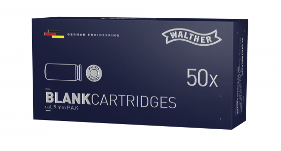 PAUKPADRUNID WALTHER 9 MM P.A. 50 TK