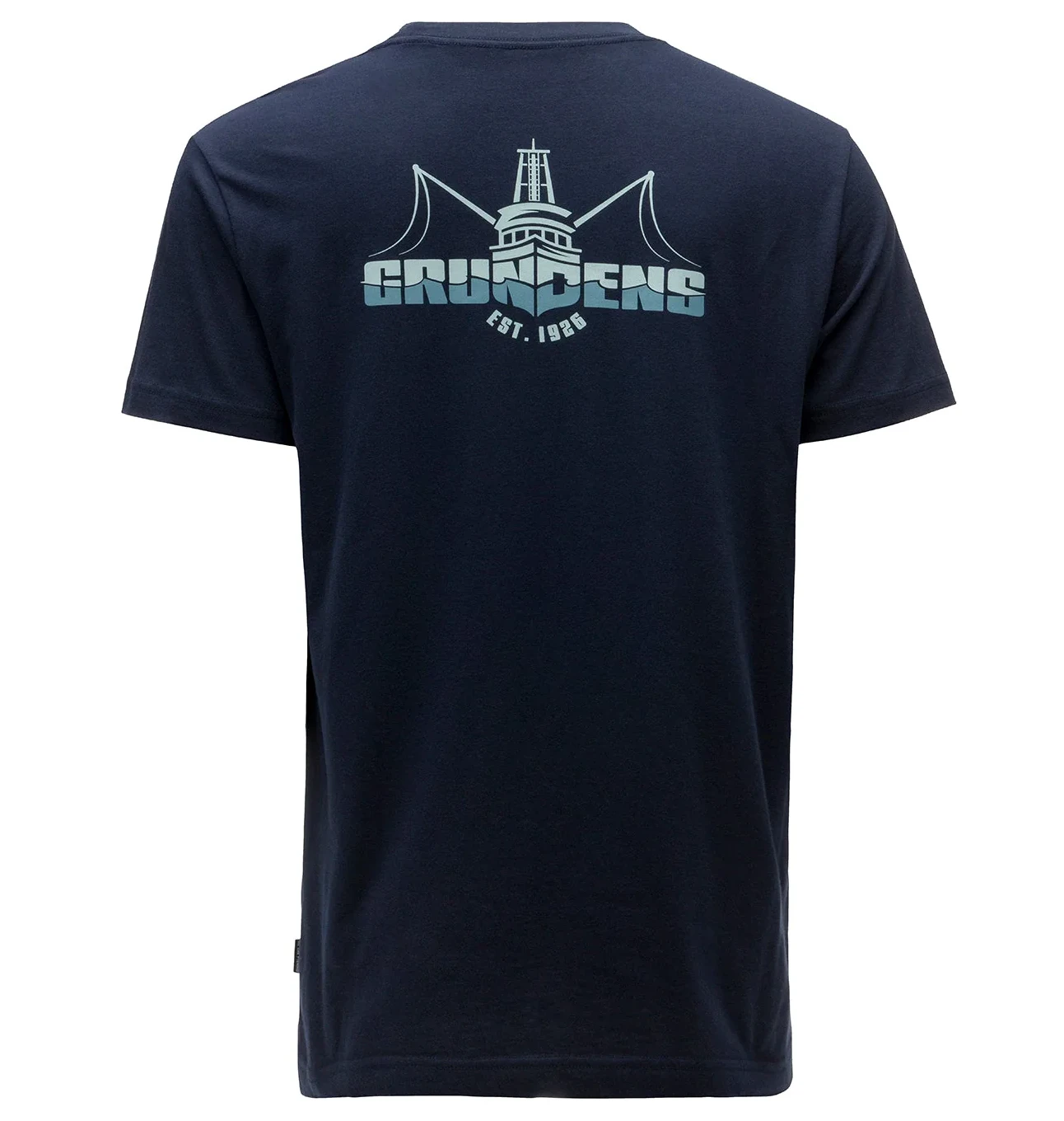 T-SÄRK GRUNDENS LOGO BOAT SS DARK NAVY