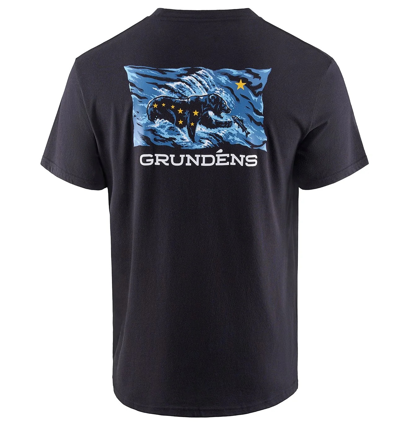 GRUNDENS URSA MAJOR SS T-SHIRT BLACK