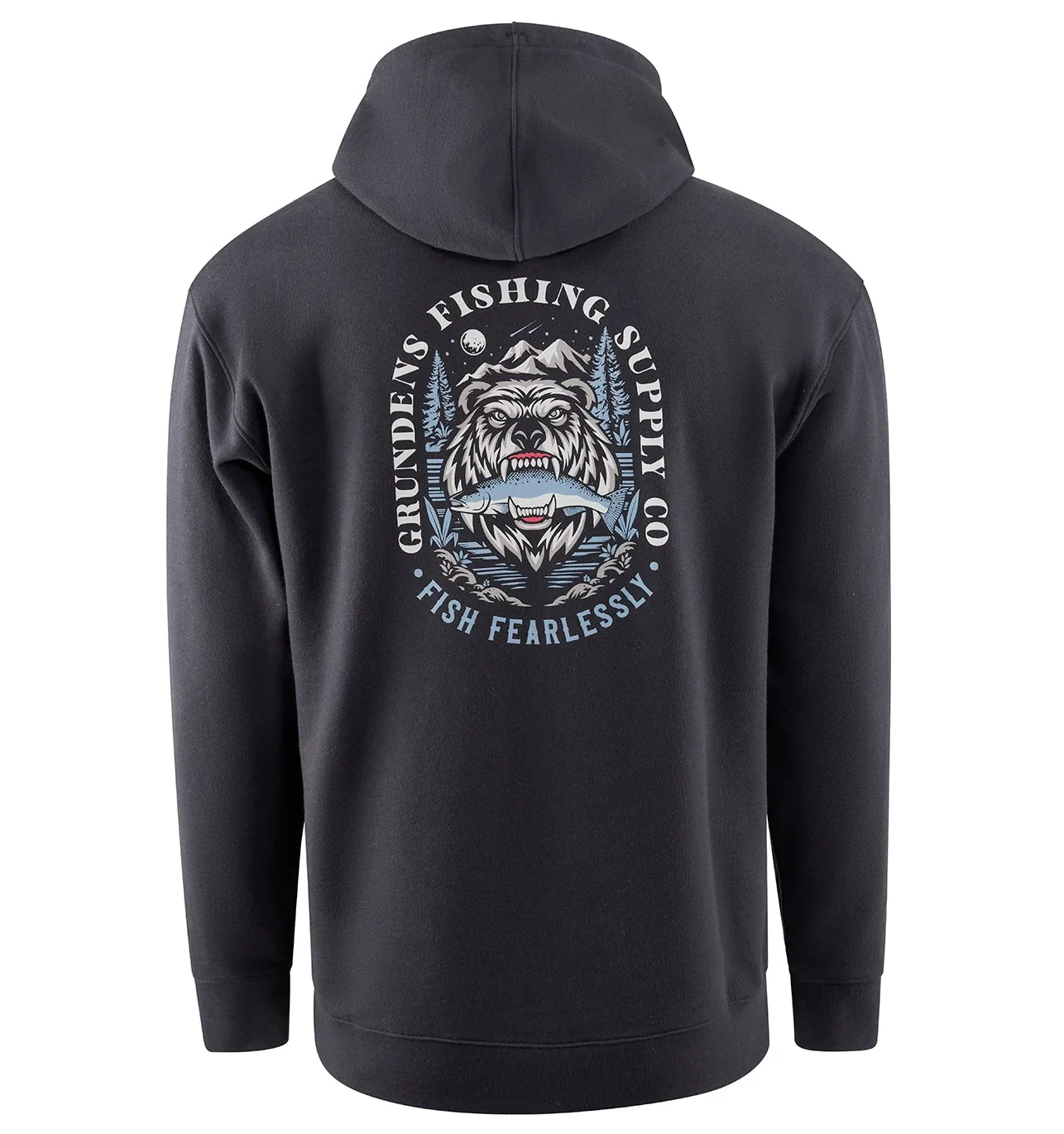 PUSA GRUNDENS BEAR ESSENTIALS HOODIE BLACK