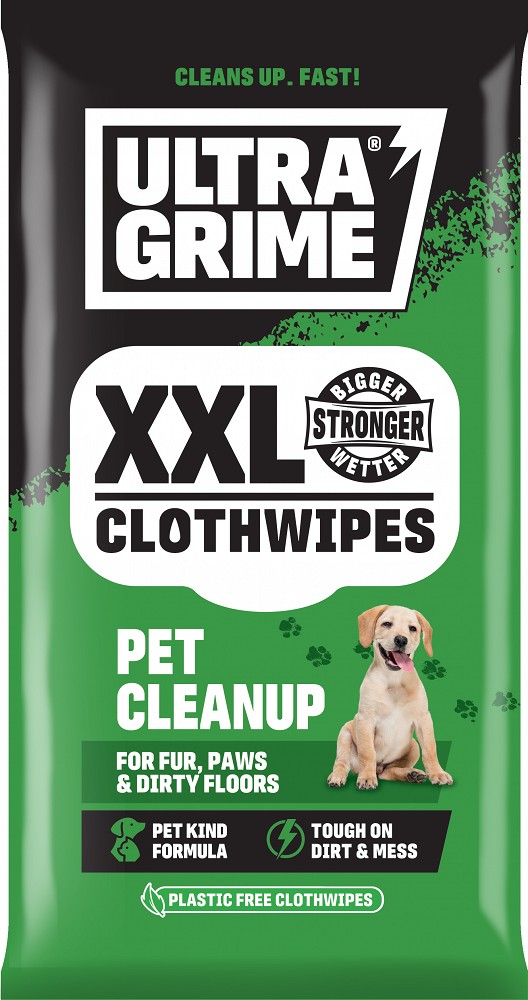 ULTRAGRIME XXL PET CLEANUP PET CLEANING WIPES 20 PCS