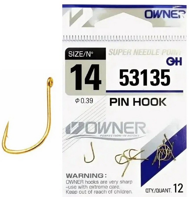 KONKS OWNER 53135 PIN HOOK GOLD