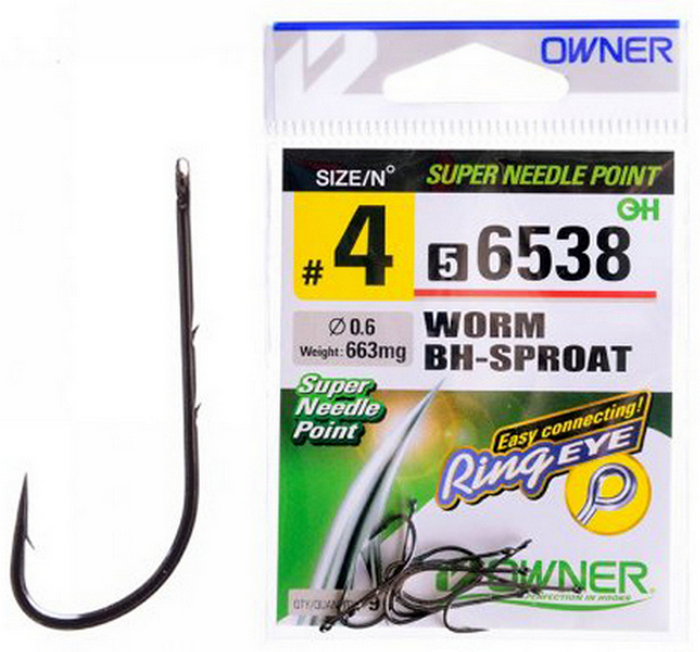 KONKS OWNER 56538 WORM BH-SPROAT HOOK