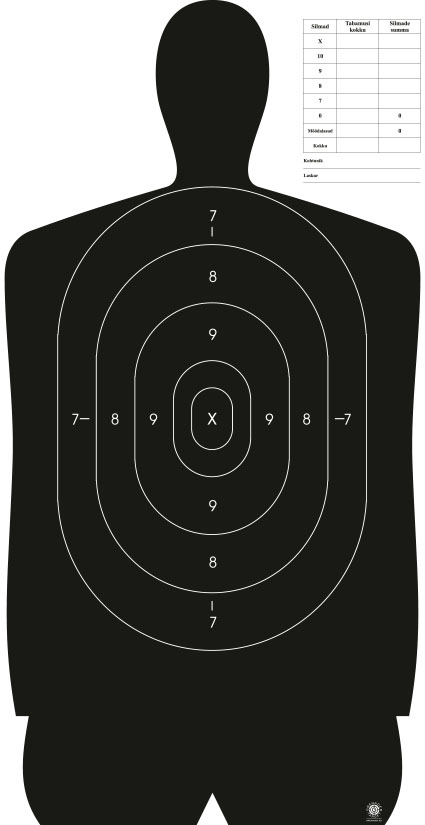 GRENADER PPC TARGET 70X100 CM 5 PCS