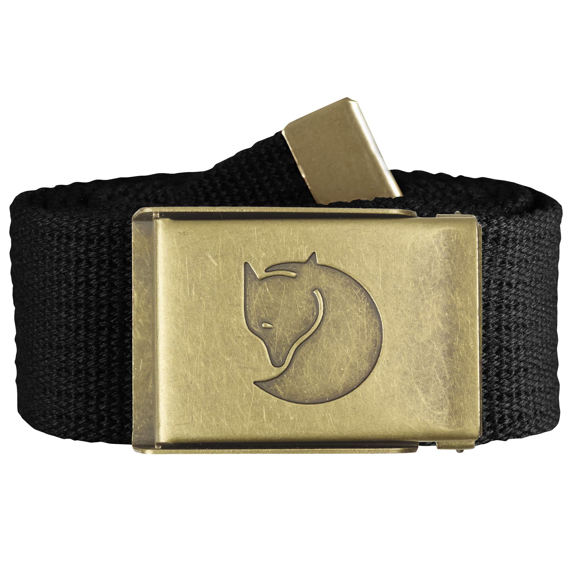 VÖÖRIHM FJÄLLRÄVEN CANVAS BRASS 4 CM BLACK