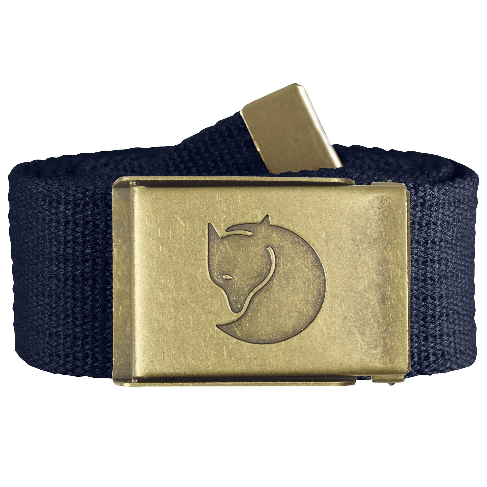 VÖÖRIHM FJÄLLRÄVEN CANVAS BRASS 4 CM DARK NAVY