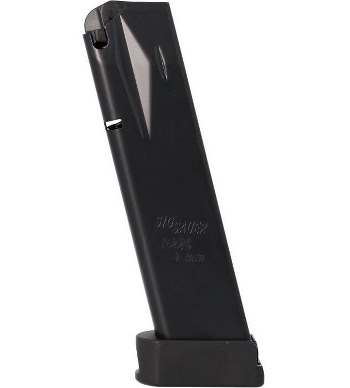 SIG SAUER P226 9X19 20RD PREMIUM EXTENDED MAGAZINE-BLACK BASEPAD