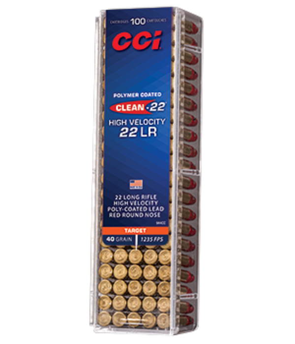CCI .22LR TARGET CLEAN LRN HV 2,59 G 376 M/S