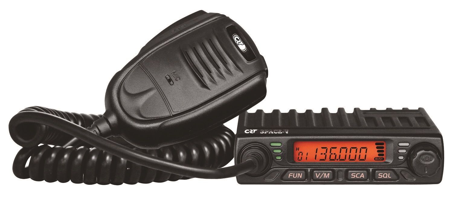 AUTORAADIOSAATJA CRT SPACE COM-V MAGNETANTENNIGA VHF-17W