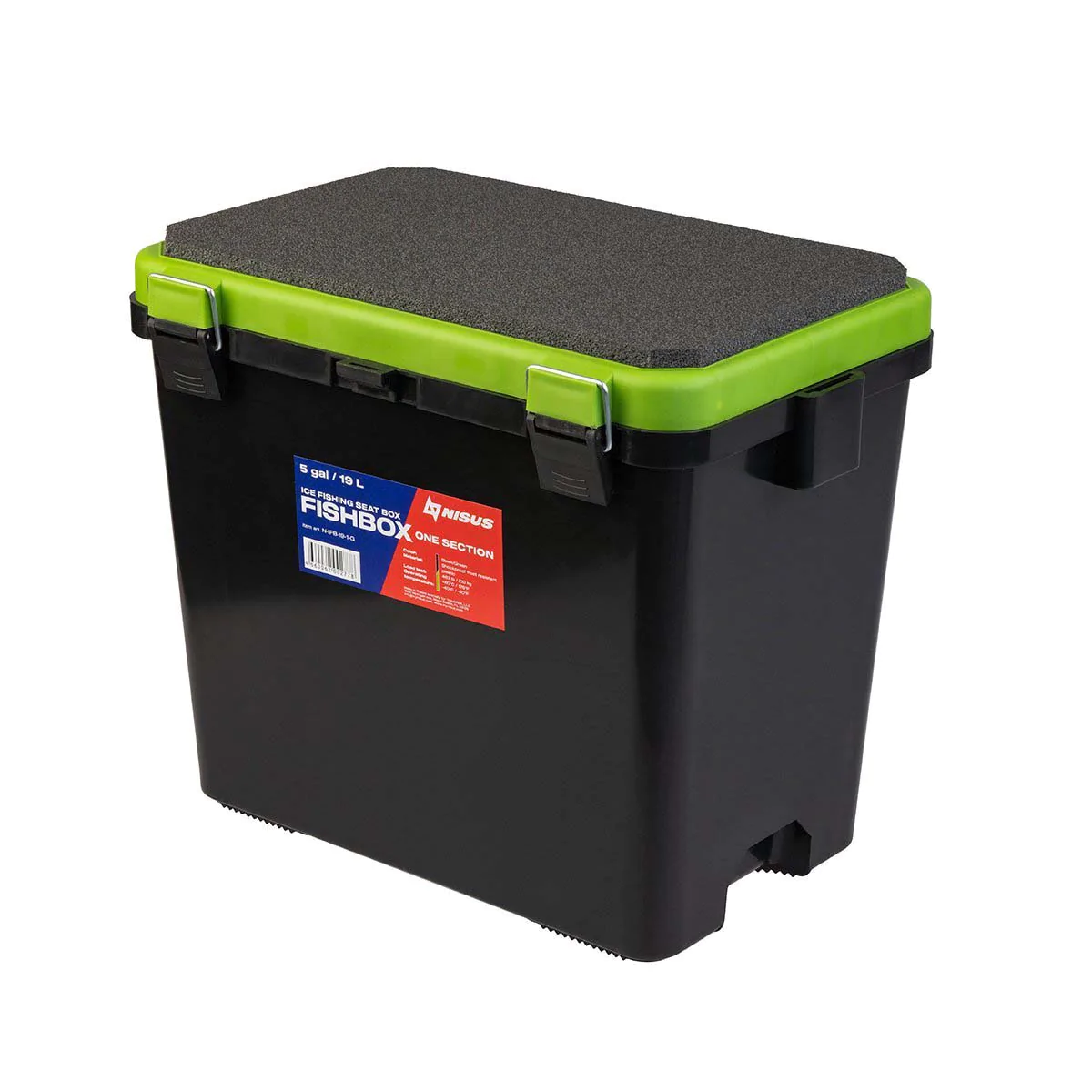 Nissy　BOX NISUS ICE FISHING TACKLE BOX 19 L GREEN 19 - Cases and boxes