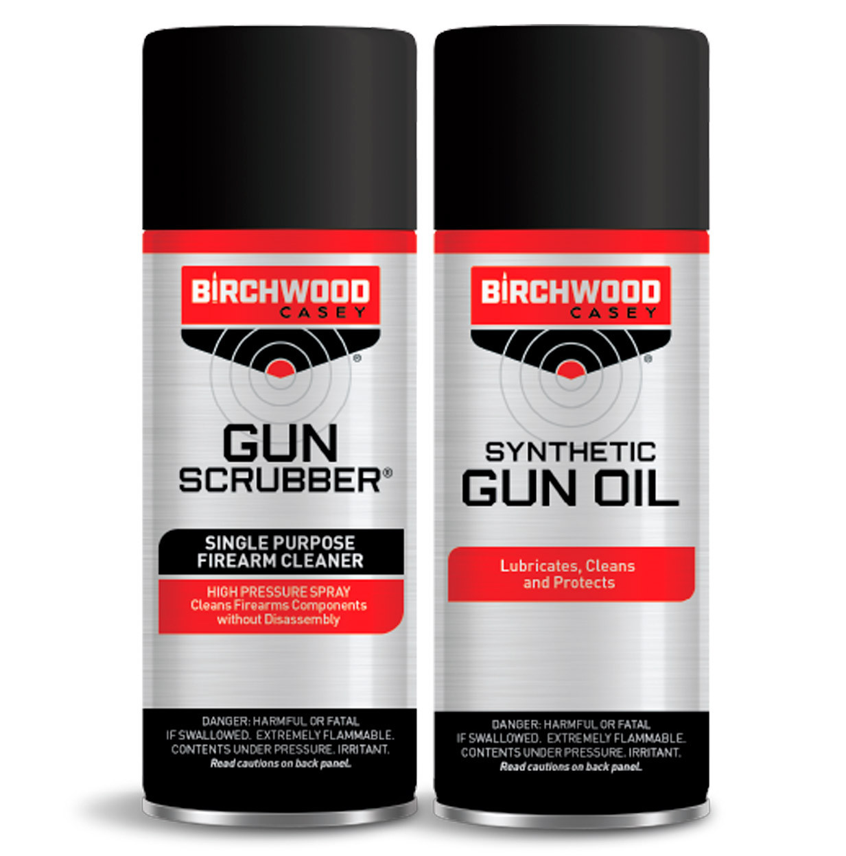 RELVAHOOLDUSKOMPLEKT BIRCHWOOD CASEY GUN SCRUBBER & GUN OIL COMBO