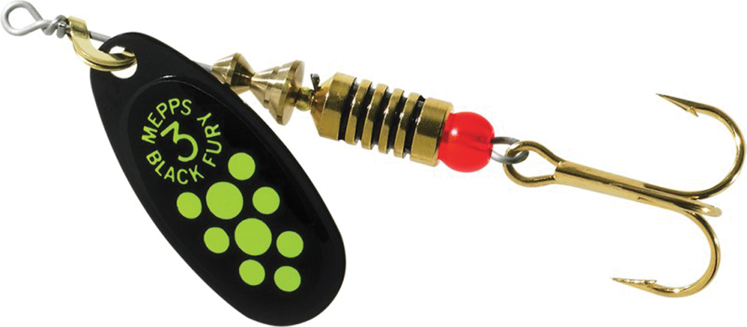 ВРАЩАЮЩАЯСЯ БЛЕСНА MEPPS BLACK FURY CHARTREUSE 3,5 G