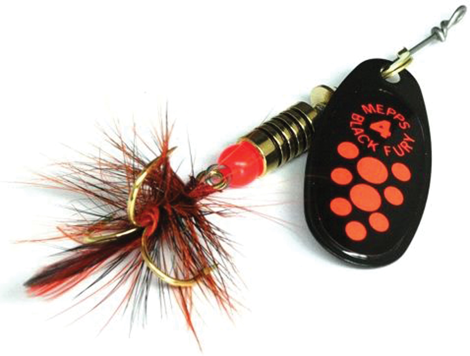 ВРАЩАЮЩАЯСЯ БЛЕСНА MEPPS BLACK FURY MOUCHE 3,5 G