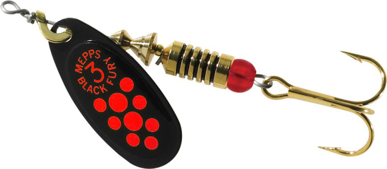 ВРАЩАЮЩАЯСЯ БЛЕСНА MEPPS BLACK FURY ORANGE 3,5 G