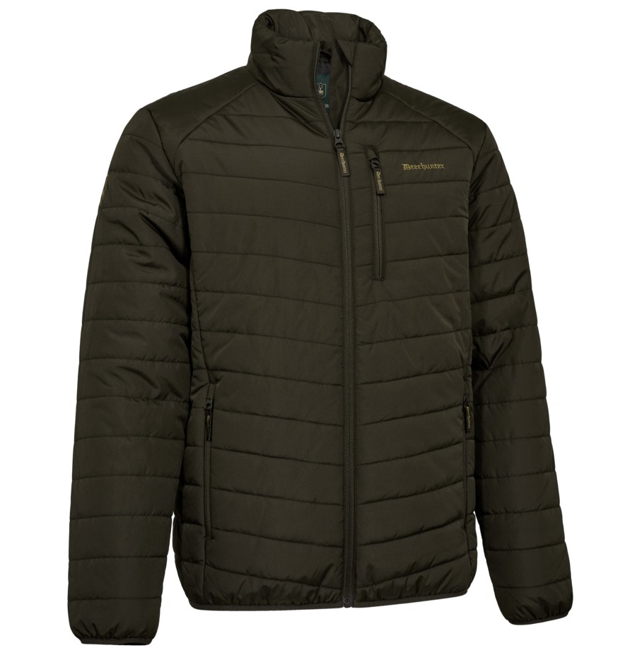 DEERHUNTER MOOR FULLY PADDED JACKET BROWN LEAF