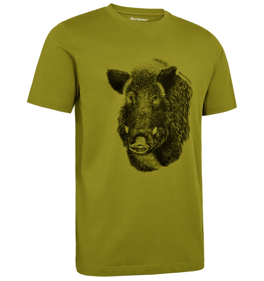 DEERHUNTER JAXON T-SHIRT GLEN GREEN