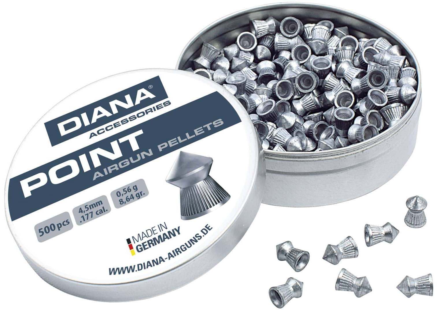 DIANA POINT AIRGUN PELLET 4,5 MM 0,56 G 500 PCS
