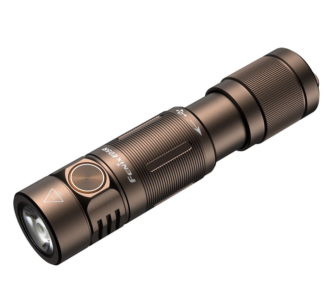 TASKULAMP-VÕTMEHOIDJA FENIX E05R BROWN