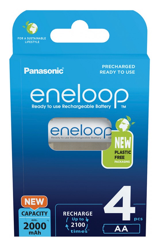 PANASONIC ENELOOP AKU AA 2000MAH 4TK