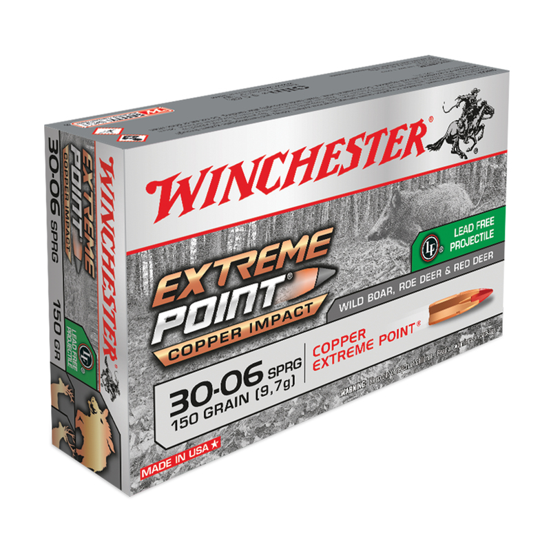 PADRUN WINCHESTER .30-06 SPR EXTREME POINT COPPER IMPACT 150 GR/9.7 G