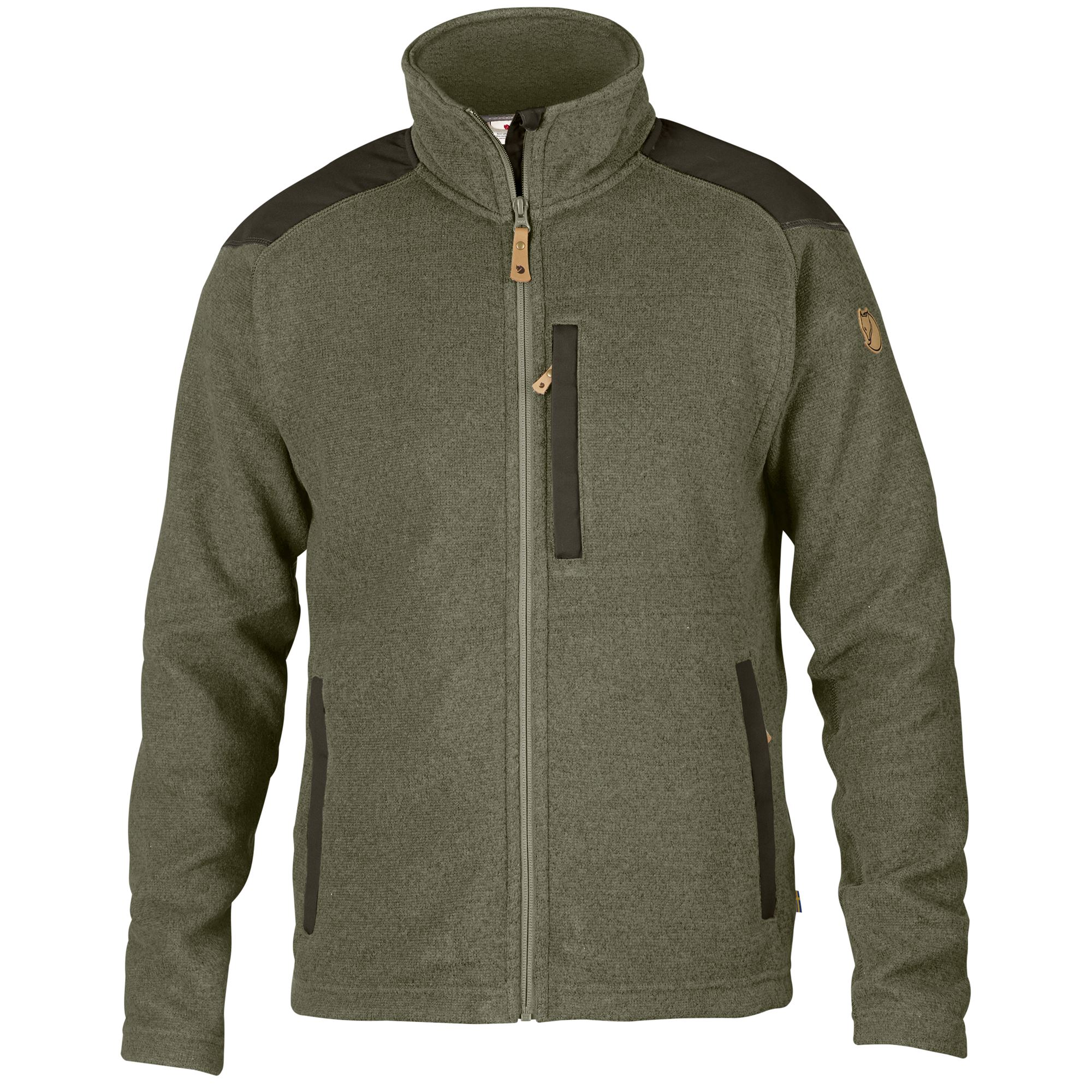 FJÄLLRÄVEN BUCK FLEECE M MEESTE FLIISJAKK LAUREL GREEN DEEP FOREST