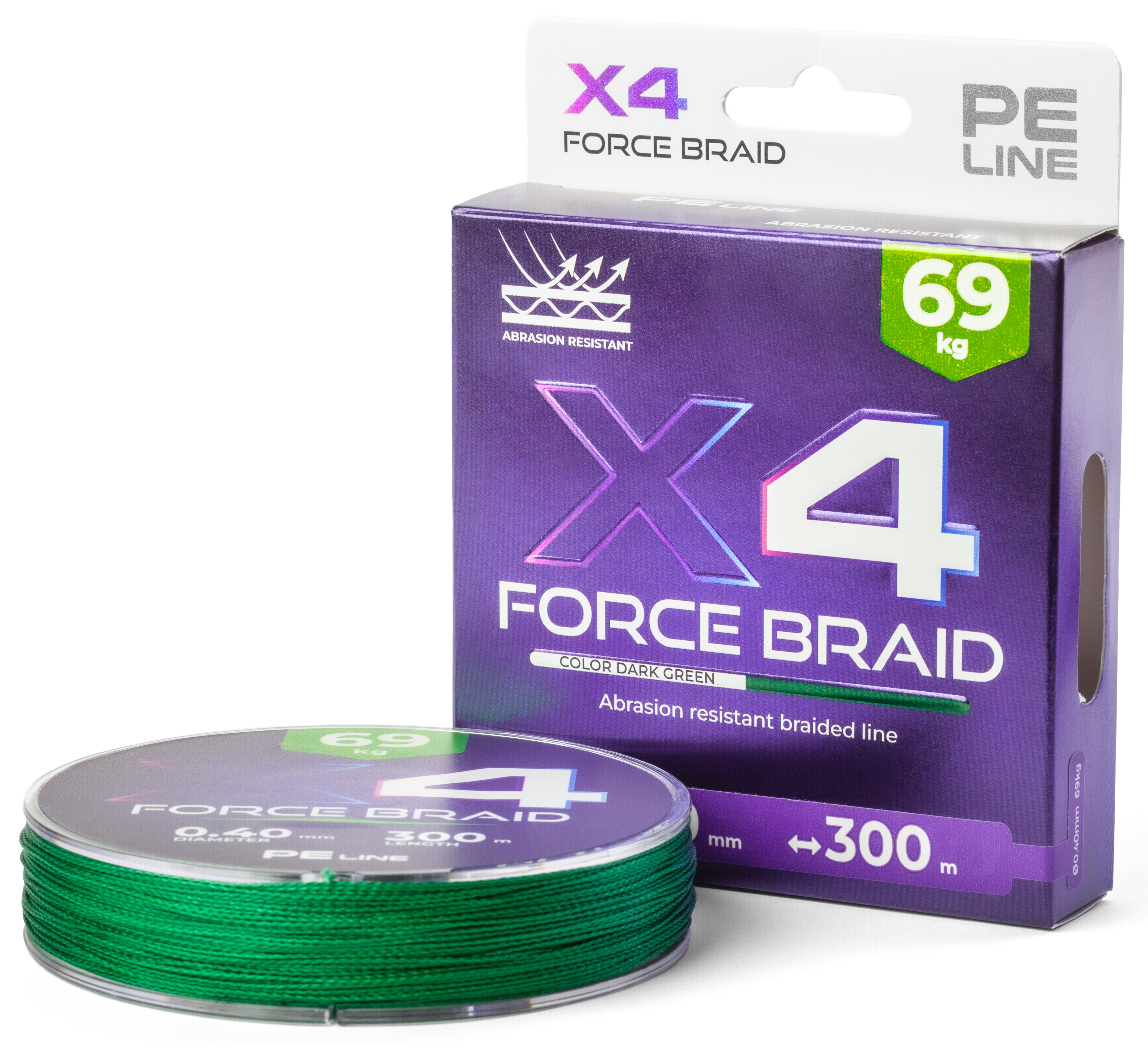 FORCELINE X4 BRAIDED LINE 300 M