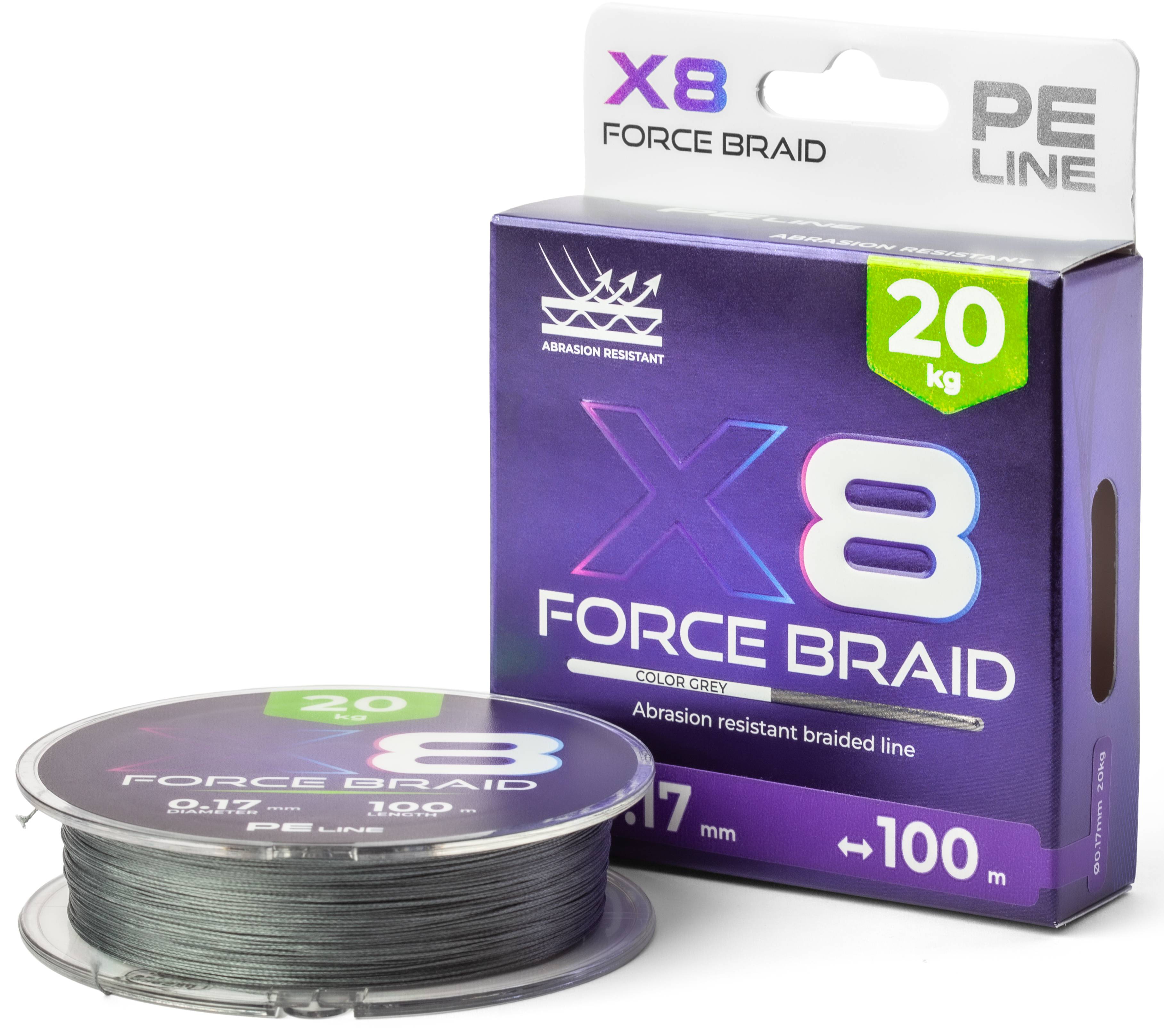 FORCELINE X8 BRAIDED LINE 100 M