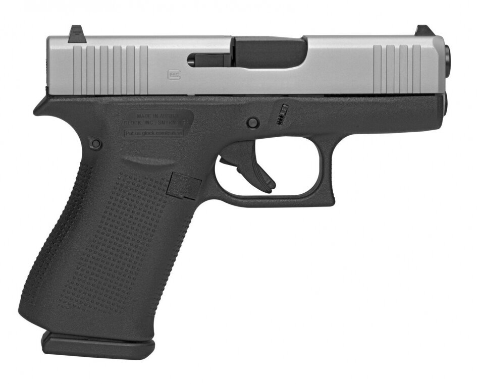 GLOCK 43X PÜSTOL FS SILVER SLIDE