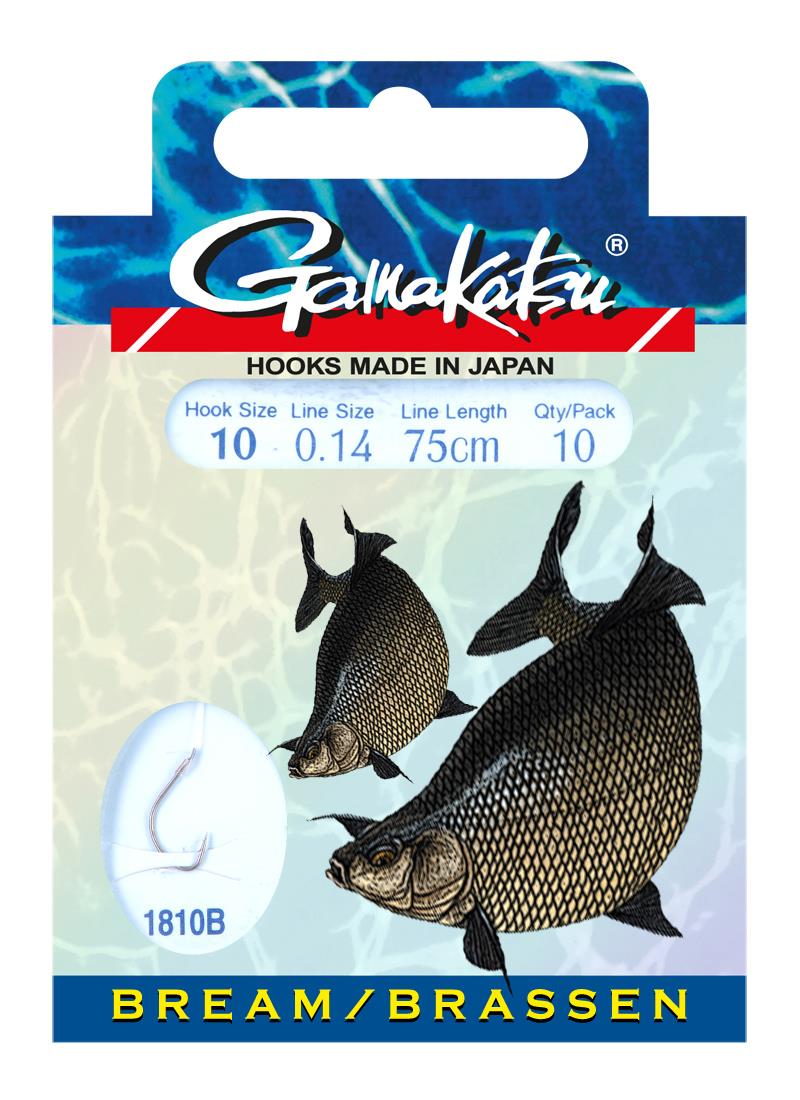 GAMAKATSU HOOKS 1810B WITH FISHING LINE