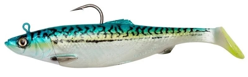СИЛИКОНОВАЯ ПРИМАНКА SAVAGE GEAR 4D HERRING BIG SHAD 22 CM 200 G 2+1