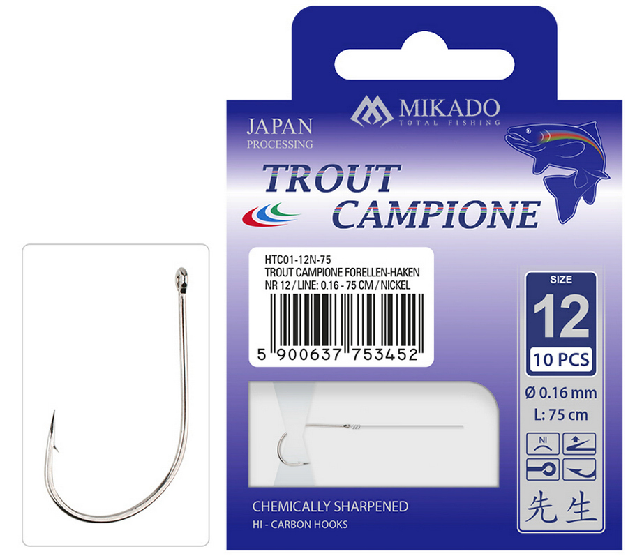 KONKS LIPSUGA MIKADO TROUT CAMPIONE 100 CM 10 TK