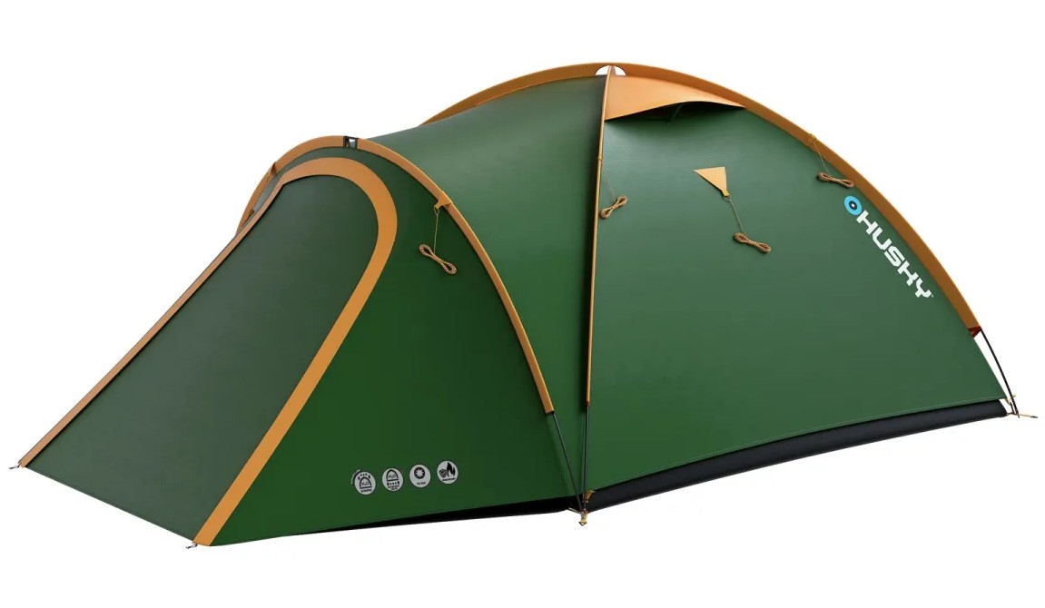 ПАЛАТКА HUSKY BIZON 4 CLASSIC GREEN