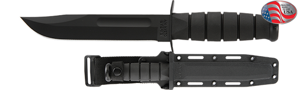KA-BAR 1213 BLACK KYDEX SHEATH STRAIGHT EDGE