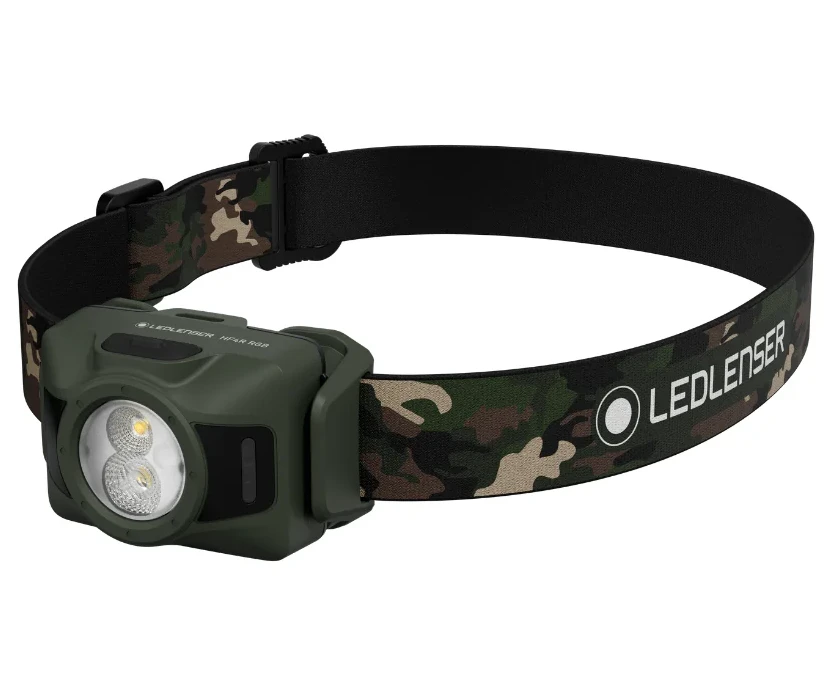 LEDLENSER HF4R RGB 650 LUUMENIT LAETAV PEALAMP CAMO