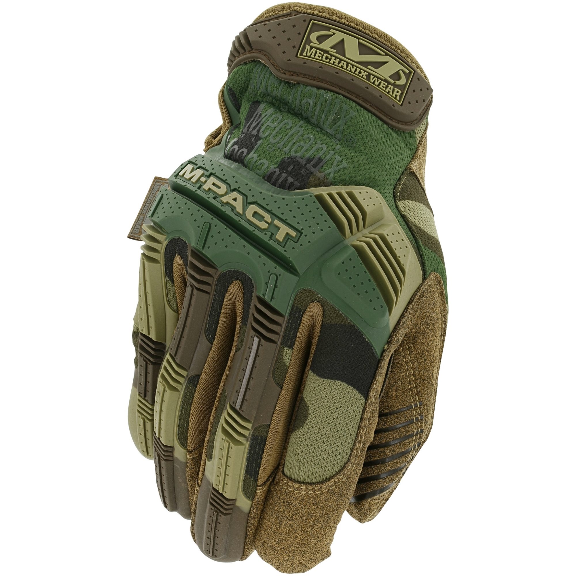 MECHANIX M-PACT GLOVES WOODLAND CAMO