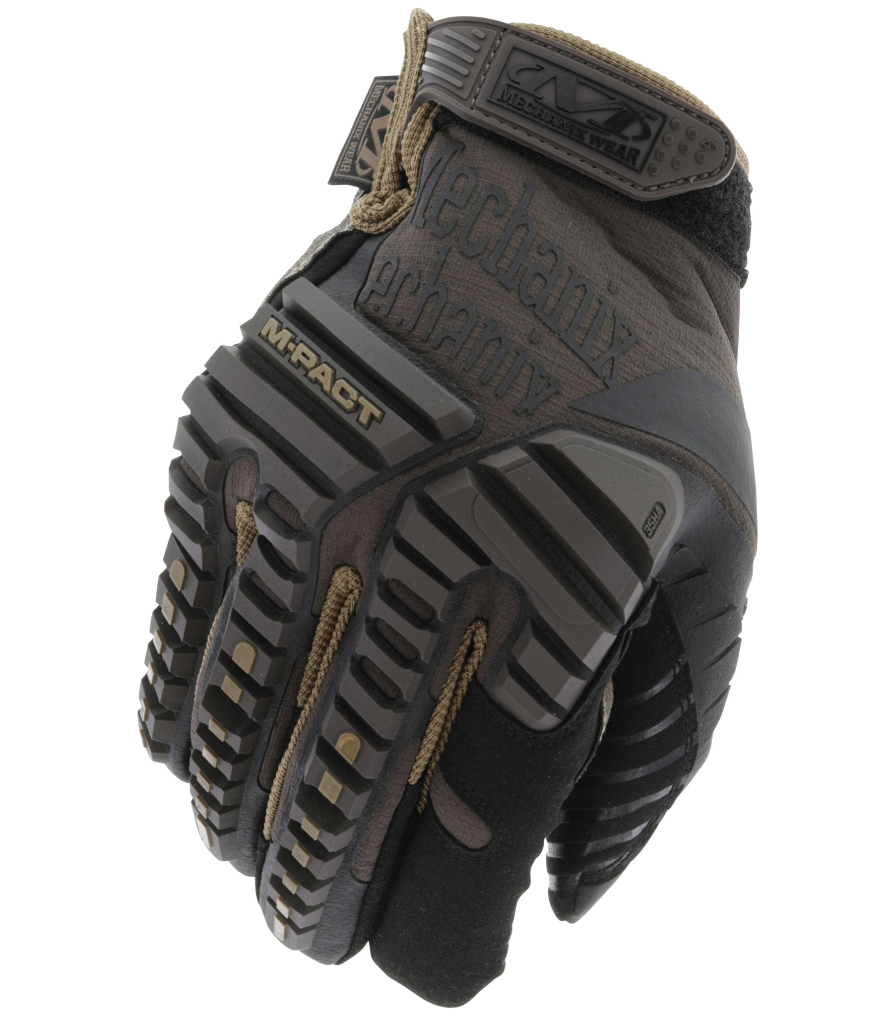 MECHANIX M-PACT GLOVES BROWN