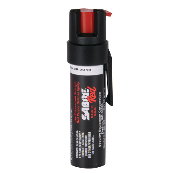 SABRE RED PEPPER SPRAY WITH CLIP