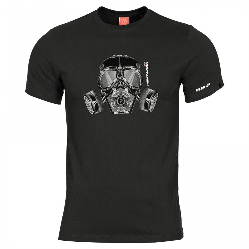 ФУТБОЛКА PENTAGON AGERON GAS MASK BLACK